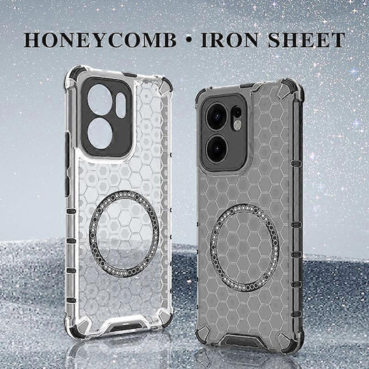 Techsuit Honeycomb Bumper Silicone White (Oppo Reno13 F / FS)