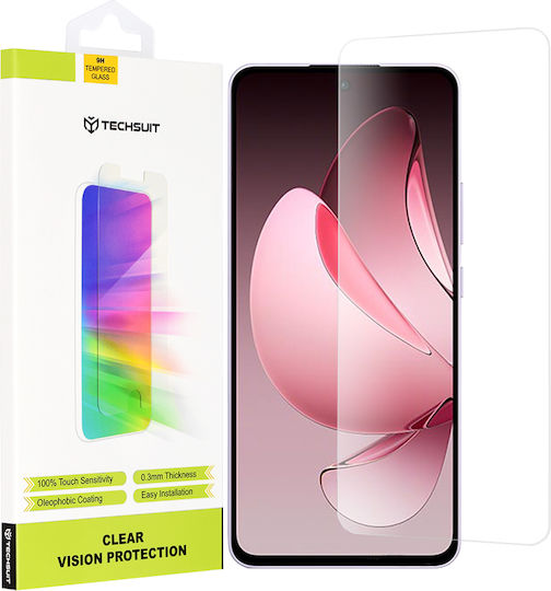 Techsuit Back Cover Tempered Glass Transparent (Oppo Reno13 F, Reno13 F 5G, Reno13 FS 5G)