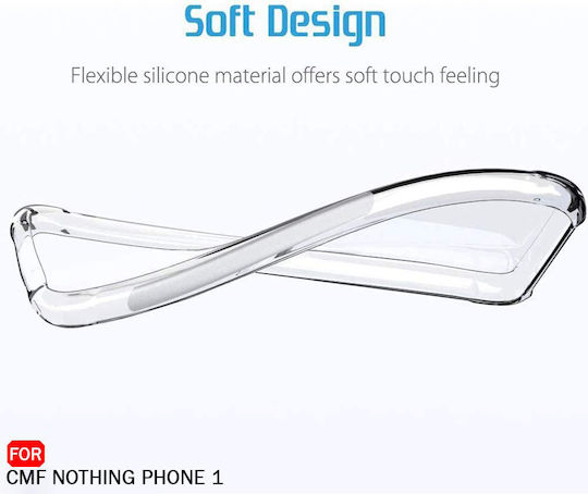 Techsuit Back Cover Σιλικόνης Διάφανο (Nothing CMF Phone 2 Pro)