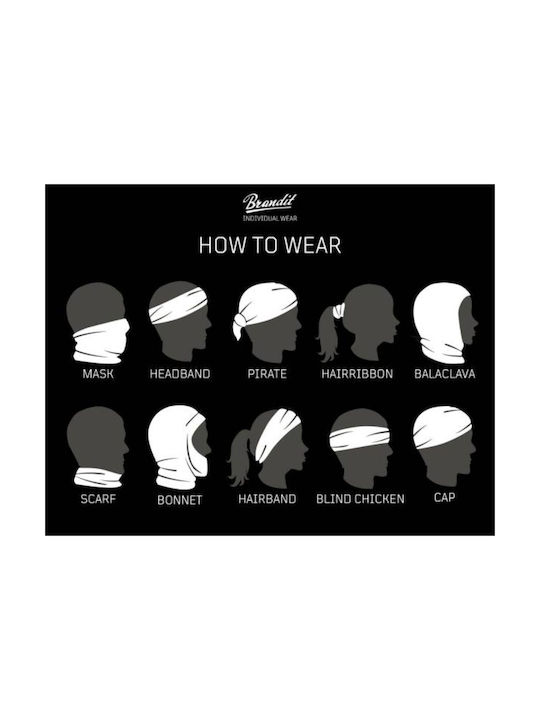 Brandit Multifunktionstuch Motorcycle Rider Neck Warmer made of Polyester Black Color