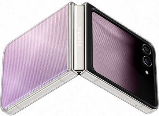 Samsung Umschlag Rückseite Silikon Transparent (Galaxy Z Flip5)
