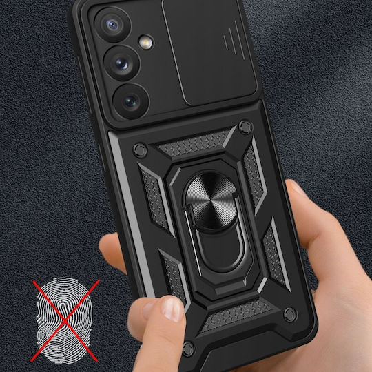 Tech-Protect Camshield Pro Back Cover Πλαστικό / Σιλικόνης Μαύρο (Galaxy A14)