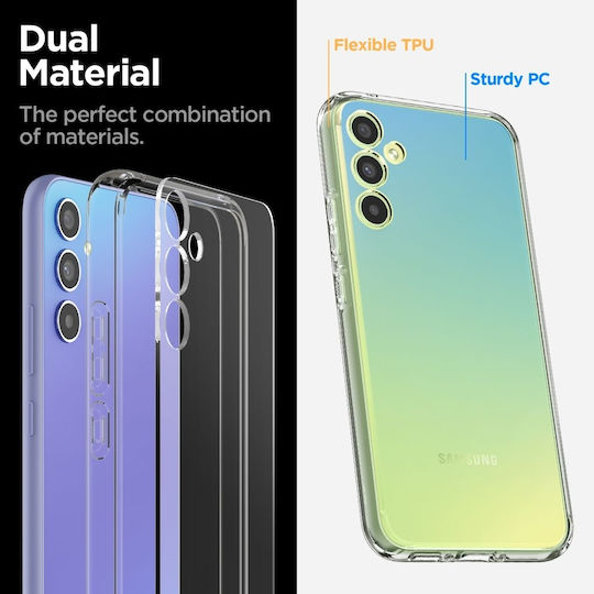 Spigen Ultra Hybrid Back Cover Plastic 2mm Crystal Clear (Galaxy A34)