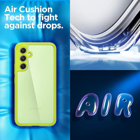 Spigen Ultra Hybrid Задна корица Пластмаса 2мм Lime (Galaxy A54)