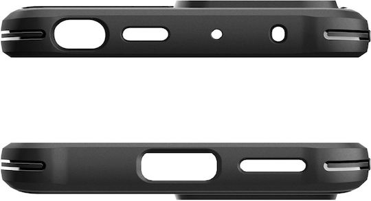 Spigen Rugged Armor Back Cover Σιλικόνης 2mm Matte Black (Redmi Note 12 Pro+)