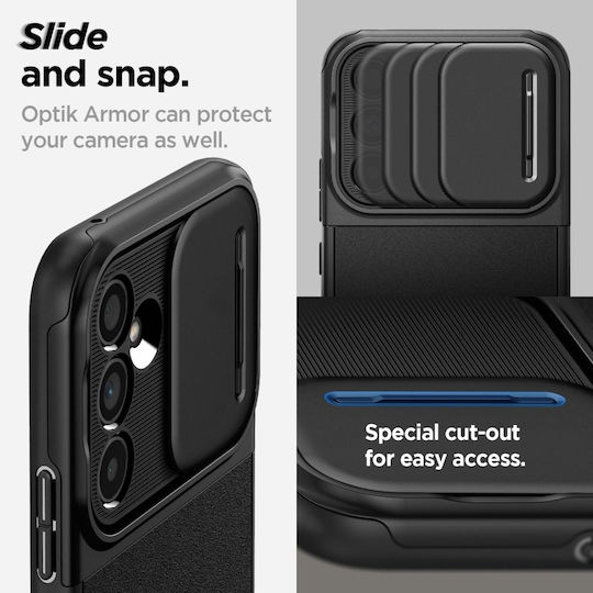 Spigen Optik Armor Back Cover Silicone 2mm Black (Galaxy A54)