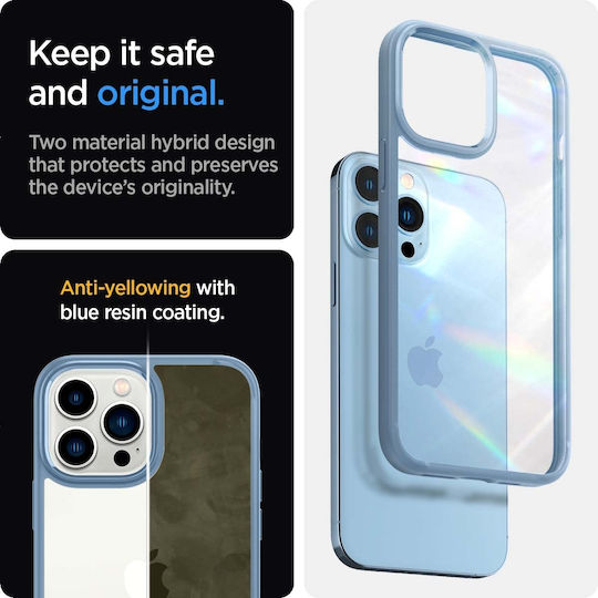 Spigen Ultra Hybrid Back Cover Plastic 2mm Sierra Blue (iPhone 13 Pro)