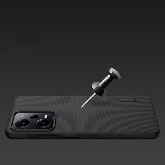 Nillkin Frosted Shield Umschlag Rückseite Kunststoff Schwarz (Redmi Note 12 Pro / Poco X5 Pro)