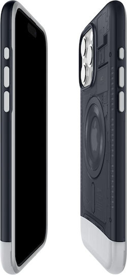 Spigen Classic C1 MagFit Back Cover Σιλικόνης Γκρι (iPhone 15 Pro)