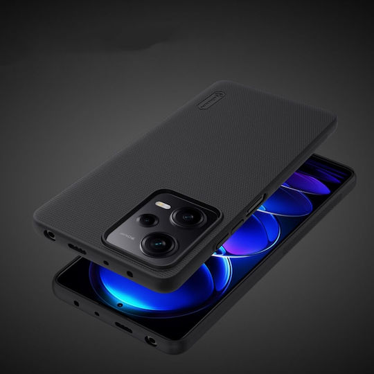 Nillkin Frosted Shield Umschlag Rückseite Kunststoff Schwarz (Redmi Note 12 Pro / Poco X5 Pro)