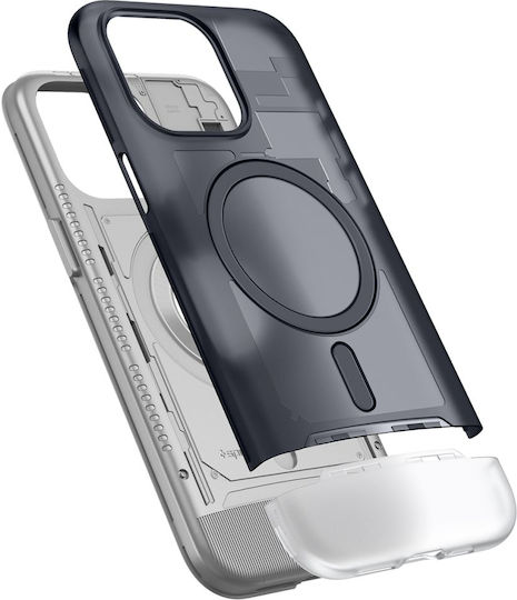 Spigen Classic C1 MagFit Back Cover Σιλικόνης Γκρι (iPhone 15 Pro)