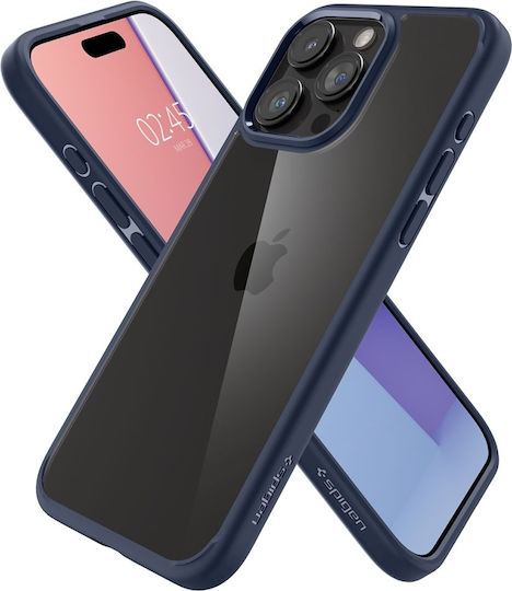 Spigen Ultra Hybrid Back Cover Plastic 2mm Navy Blue (iPhone 15 Pro)