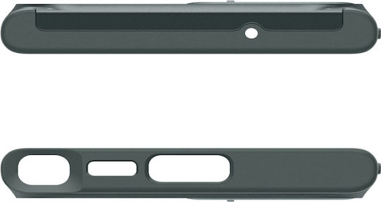 Spigen Optik Armor Back Cover Plastic / Silicone 2mm Abyss Green (Galaxy S23 Ultra)