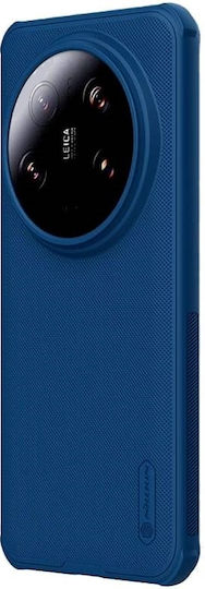 Nillkin Super Frosted Umschlag Rückseite Kunststoff / Silikon 0.5mm Wasserdicht Blau (Xiaomi 14 Ultra)