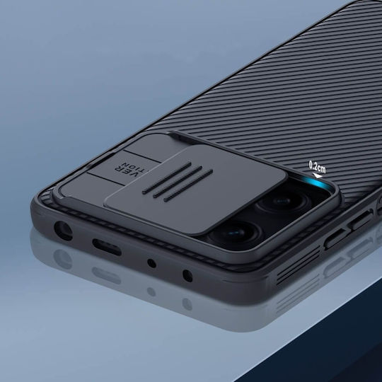 Nillkin Camshield Back Cover Plastic 0.2mm Negru (Xiaomi Redmi Note 12 5G / Poco X5 5G)