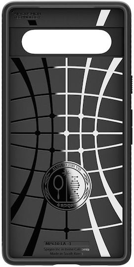 Spigen Liquid Air Задна корица Силикон матово черно (Google Pixel 7a)