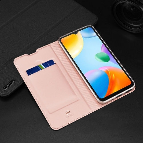 Dux Ducis Skin Pro Book Δερματίνης Ροζ (Xiaomi Redmi 10C)