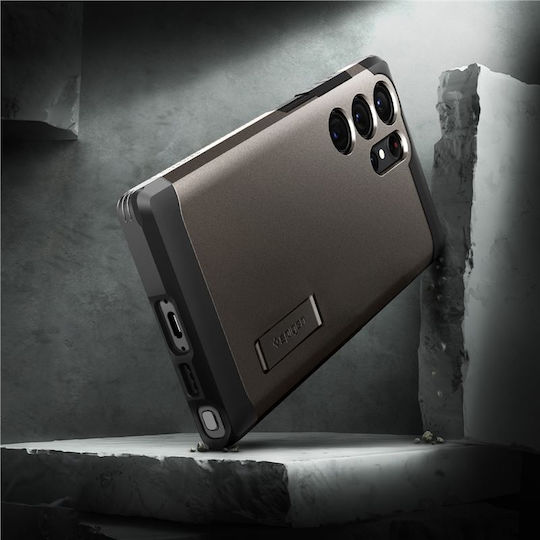 Spigen Tough Armor Back Cover Plastic 2mm Gunmetal (Galaxy S23 Ultra)