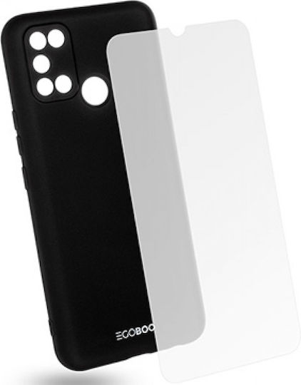 Egoboo Rubber Back Cover Σιλικόνης Μαύρο (Realme 7i)