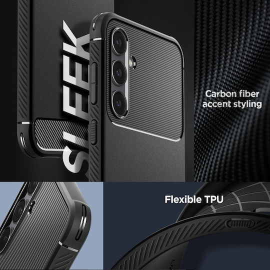 Spigen Rugged Armor Back Cover Σιλικόνης 2mm Matte Black (Galaxy S23 FE)