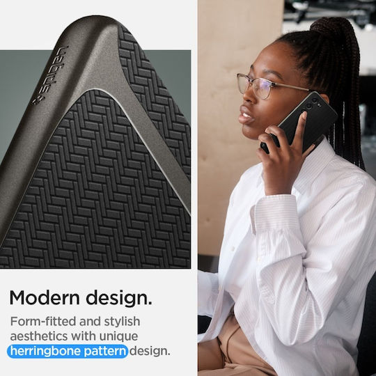 Spigen Neo Hybrid Back Cover Σιλικόνης 2mm Gunmetal (Galaxy S23+)
