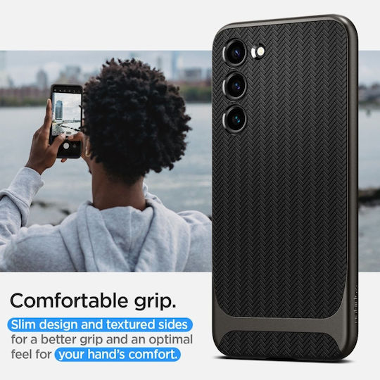Spigen Neo Hybrid Back Cover Σιλικόνης 2mm Gunmetal (Galaxy S23+)