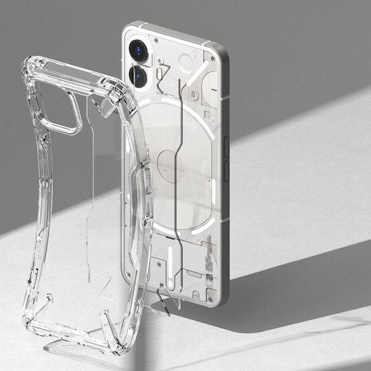 Ringke Fusion X Clear Back Cover Silicon 2mm cu Curea Transparent (Nothing Phone 2)