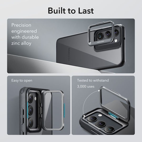 ESR Classic Kickstand Back Cover Σιλικόνης Clear/Black (Galaxy S23)