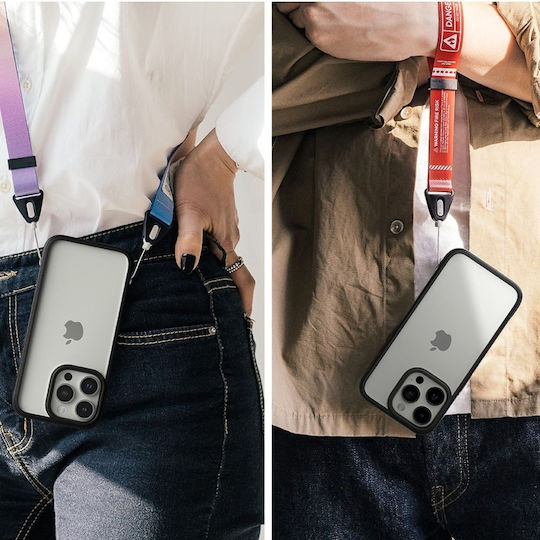 Ringke Fusion Bold Back Cover Πλαστικό / Σιλικόνης Μαύρο (iPhone 15 Pro Max)