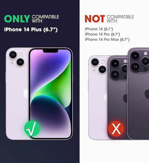 Supcase Ub Mag Back Cover Σιλικόνης 1mm Διάφανο (iPhone 14 Plus)
