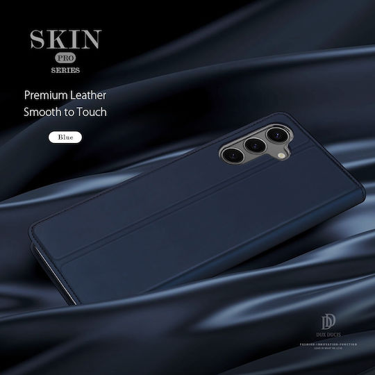 Dux Ducis Skin Pro Книга Кожа / Изкуствена кожа Син (Samsung S24)
