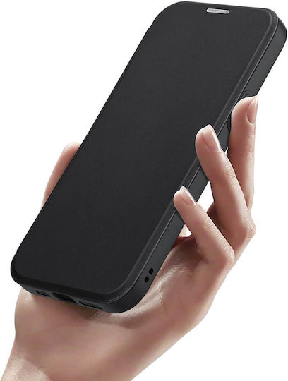 Dux Ducis Skin X Pro Back Cover Piele / Silicon / Plastic Negru (iPhone 15)
