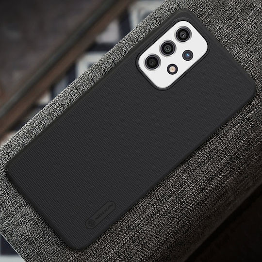 Nillkin Frosted Shield Umschlag Rückseite Kunststoff Schwarz (Galaxy A33 5G)