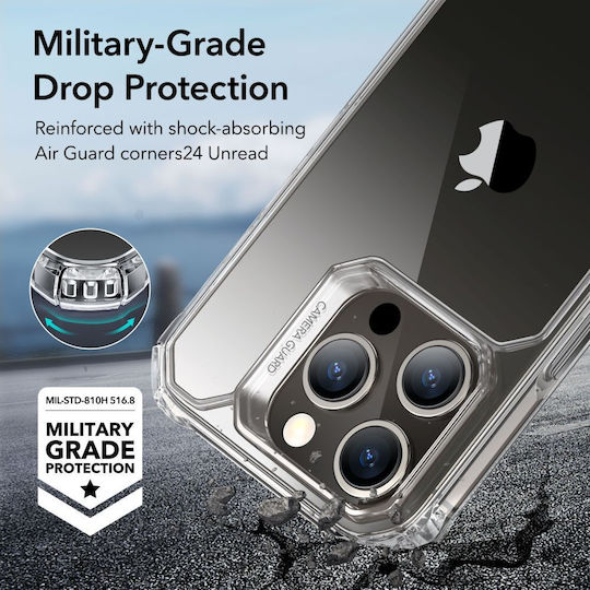 ESR Air Armor Back Cover Πλαστικό / Σιλικόνης Διάφανο (iPhone 15 Pro)