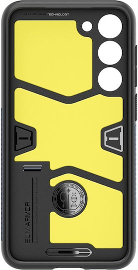 Spigen Slim Armor MagFit Back Cover Plastic / Silicon 2mm ardezie metalică (Galaxy S23+)