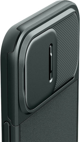 Spigen Optik Armor MagFit Back Cover Σιλικόνης / Πλαστικό 2mm Πράσινο (iPhone 15 Pro)