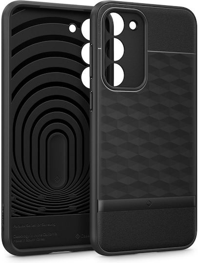 Caseology Parallax Задна корица Силикон матово черно (Galaxy S23+)