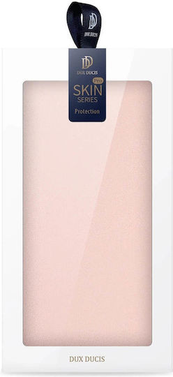 Dux Ducis Skin Pro Buchen Sie Synthetisches Leder / Leder Rosa (Samsung S24 Ultra)
