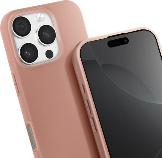 Avizar Semi-rigid Soft-touch Lanyard Case Iphone 16 Pro Max Rose Gold