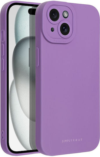Roar Luna Back Cover Σιλικόνης Μαγνητικό Μωβ (iPhone 15)