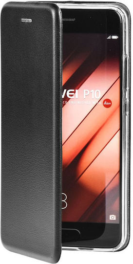 Elegance Book Piele artificială Negru (Huawei P Smart 2021)