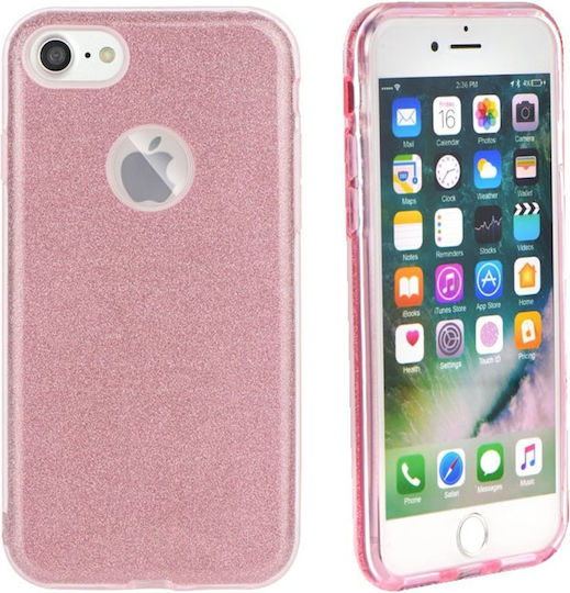 Forcell Back Umschlag Rückseite Silikon Rosa (iPhone 6/6s)