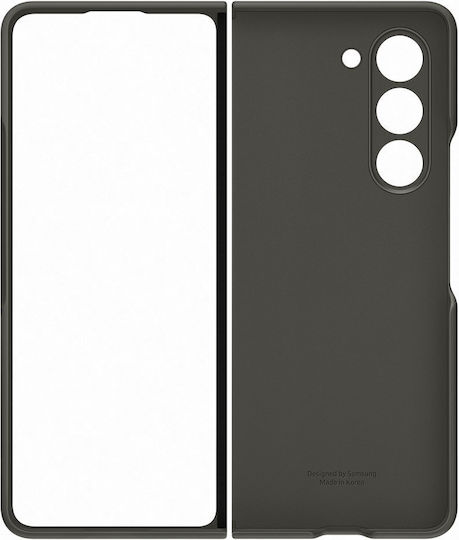 Samsung Back Cover Σιλικόνης με Λουράκι Γκρι (Galaxy Z Fold5)