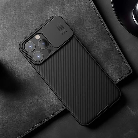 Nillkin Camshield Pro Back Cover Plastic / Silicone Black (iPhone 15 Pro Max)