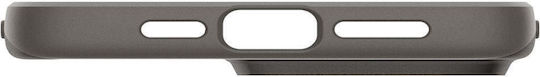 Spigen Thin Fit Umschlag Rückseite Silikon 1.55mm Gunmetal (iPhone 15 Pro)
