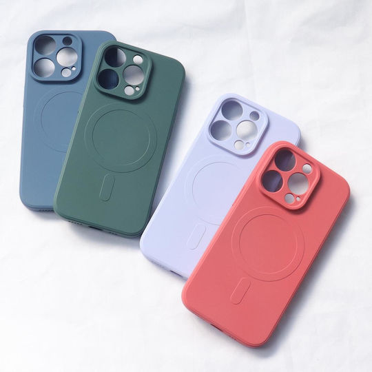Tel Protect Umschlag Rückseite Silikon 2mm Marineblau (iPhone 15 Pro)