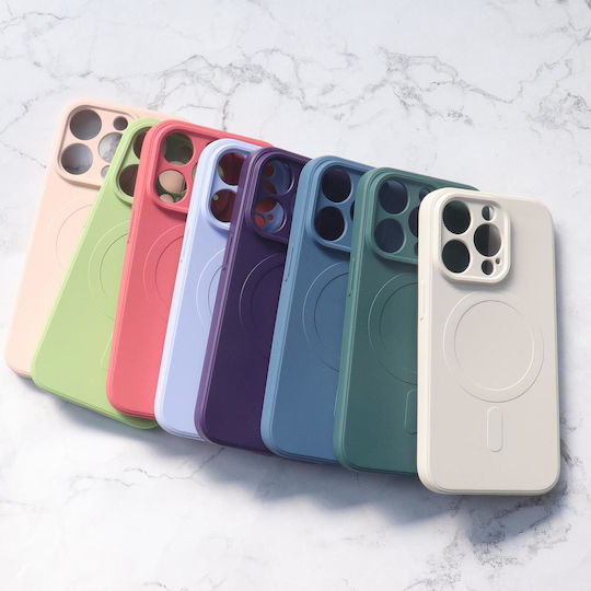Tel Protect Umschlag Rückseite Silikon 2mm Marineblau (iPhone 15 Pro)