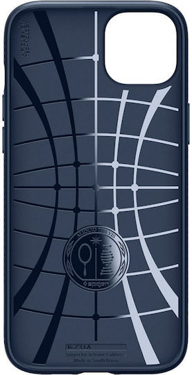 Spigen Liquid Air Back Cover Silicone Navy Blue (iPhone 15)