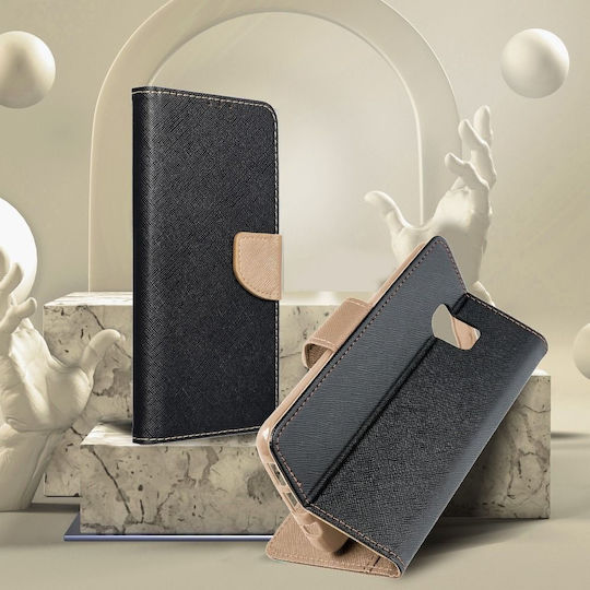 Tel1 Fancy Diary Wallet Δερματίνης Μαύρο (Galaxy A13 5G)