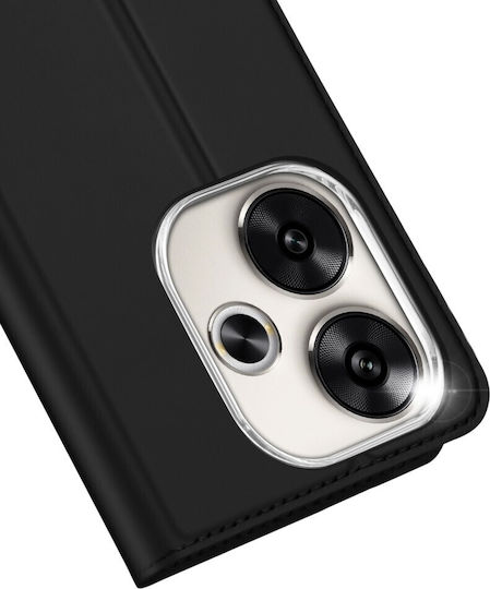 Dux Ducis Book Δερματίνης / Σιλικόνης / Πλαστικό Μαύρο (Xiaomi Poco F6 5G)
